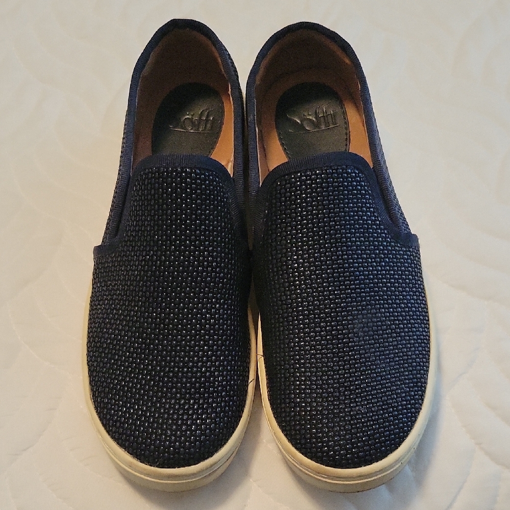Navy Blue Slip-On Shoes